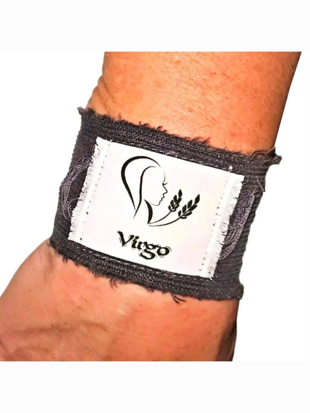 Gray Zodiac Virgo Bracelet Cuff Gift For Women Astrological Sign Maiden Graphic - Picture 1 of 6